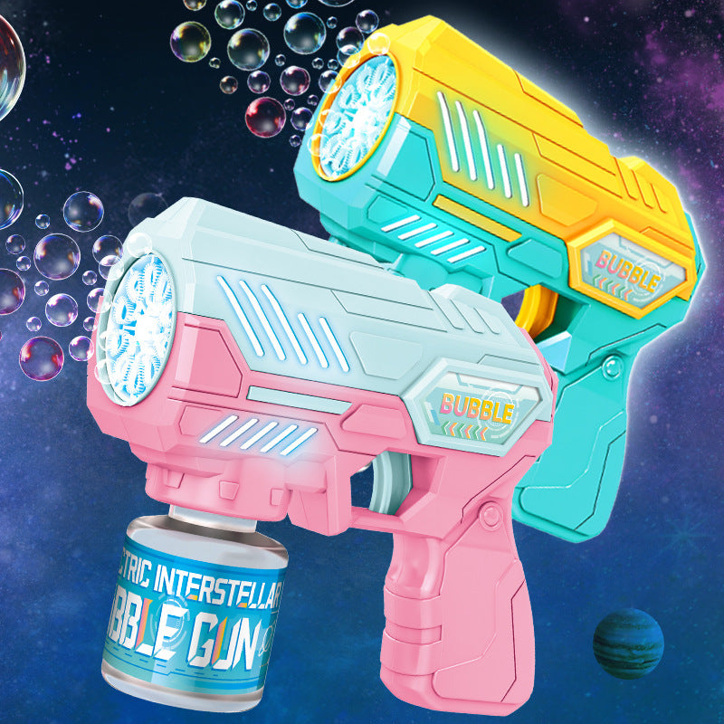 Automatic Toy StarCraft Handheld 10-hole Bubble Gun