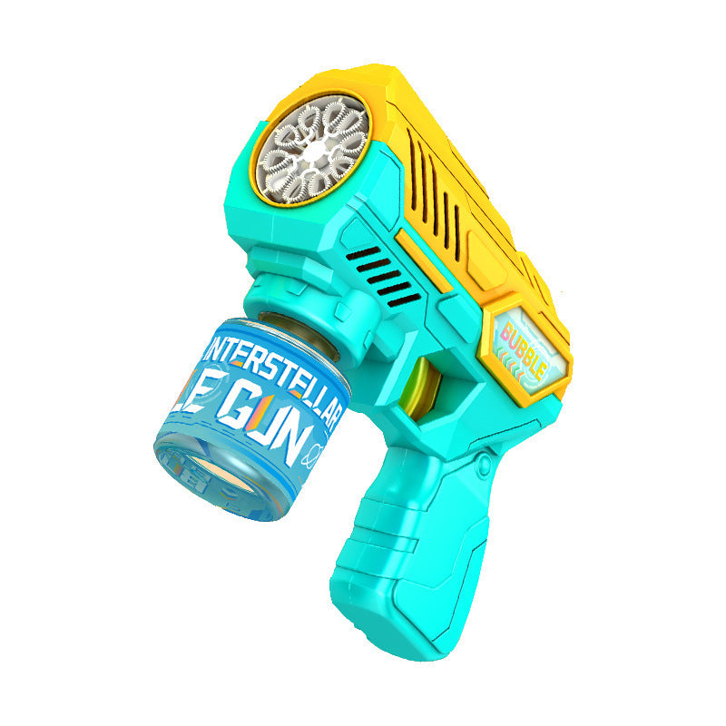 Automatic Toy StarCraft Handheld 10-hole Bubble Gun